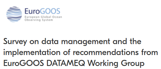 EuroGOOS survey on data management and the implementation of recommendations