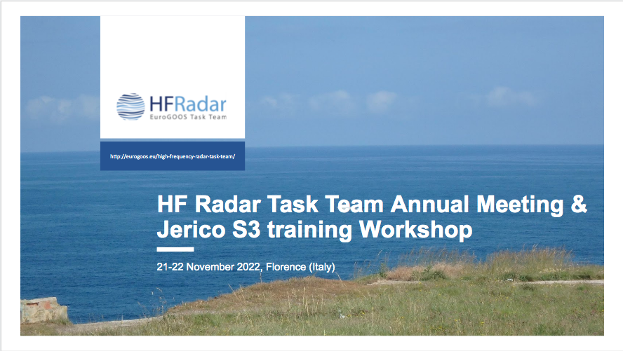 Annual meeting of the EuroGOOS HF Radar Task Team
