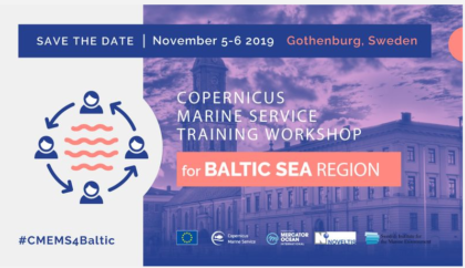 Copernicus Marine Service Training Workshop for Baltic Sea region