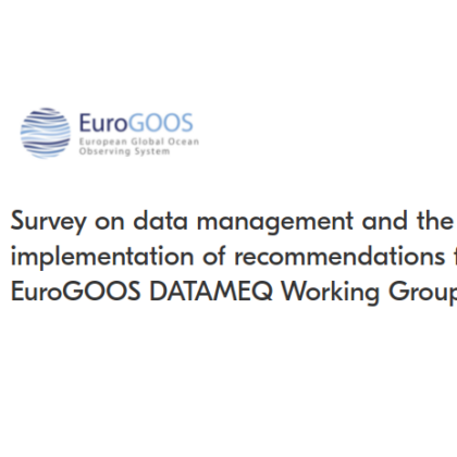 EuroGOOS survey on data management and the implementation of recommendations