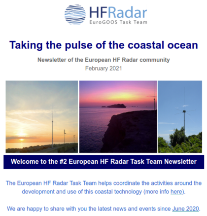 2nd Newsletter of the European HF Radar community